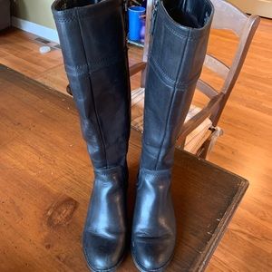 Franco Sarto Leather Tall Shaft Boots - Capitol